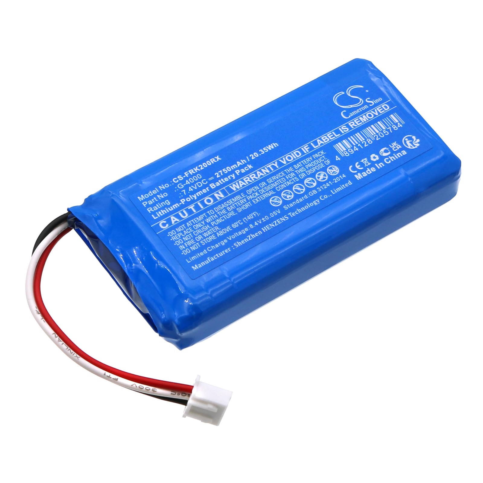 Flujoy 2750mAh/7.4V Replacement Battery for FrSky Ethos Tandem X20 XE Transmitte X20 X20s Ethos Tandem X18 Transmitter X18 SE Ethos Tandem X20S