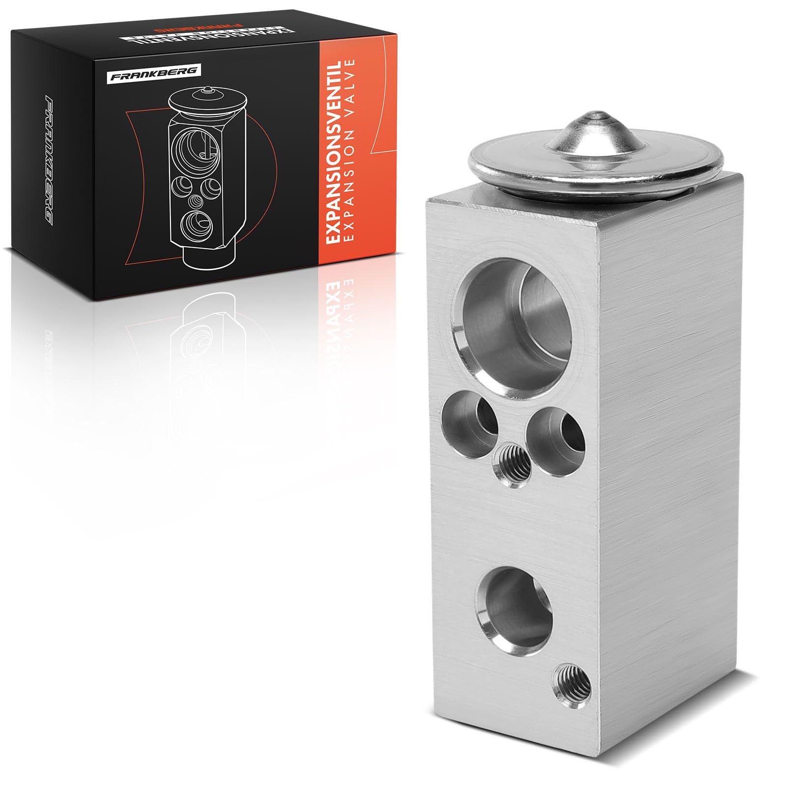 Frankberg Válvula de expansión Aire acondicionado Aluminio Compatible con Micra III K12 Murano I Z50 Murano II Z51 Note E11 NE11 X-Trail T30 T31 Replace# 92200AX10A