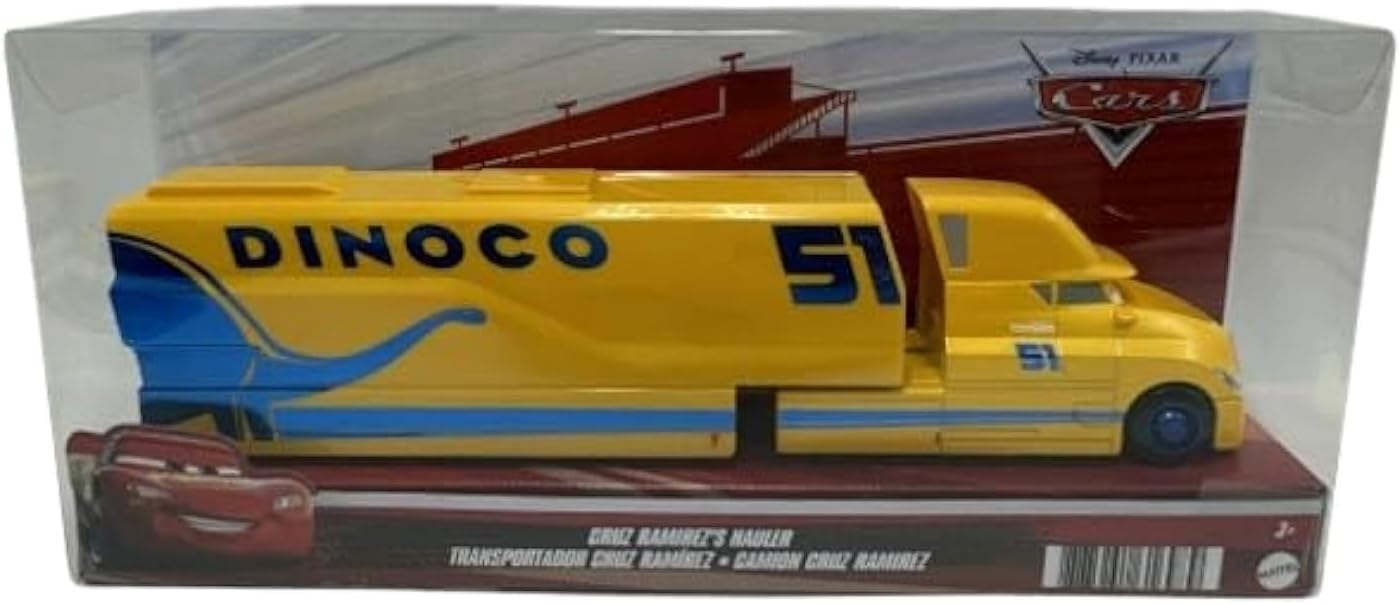 Disney Pixar Cars Cruz Ramirez's Semi Hauler Dinoco #51