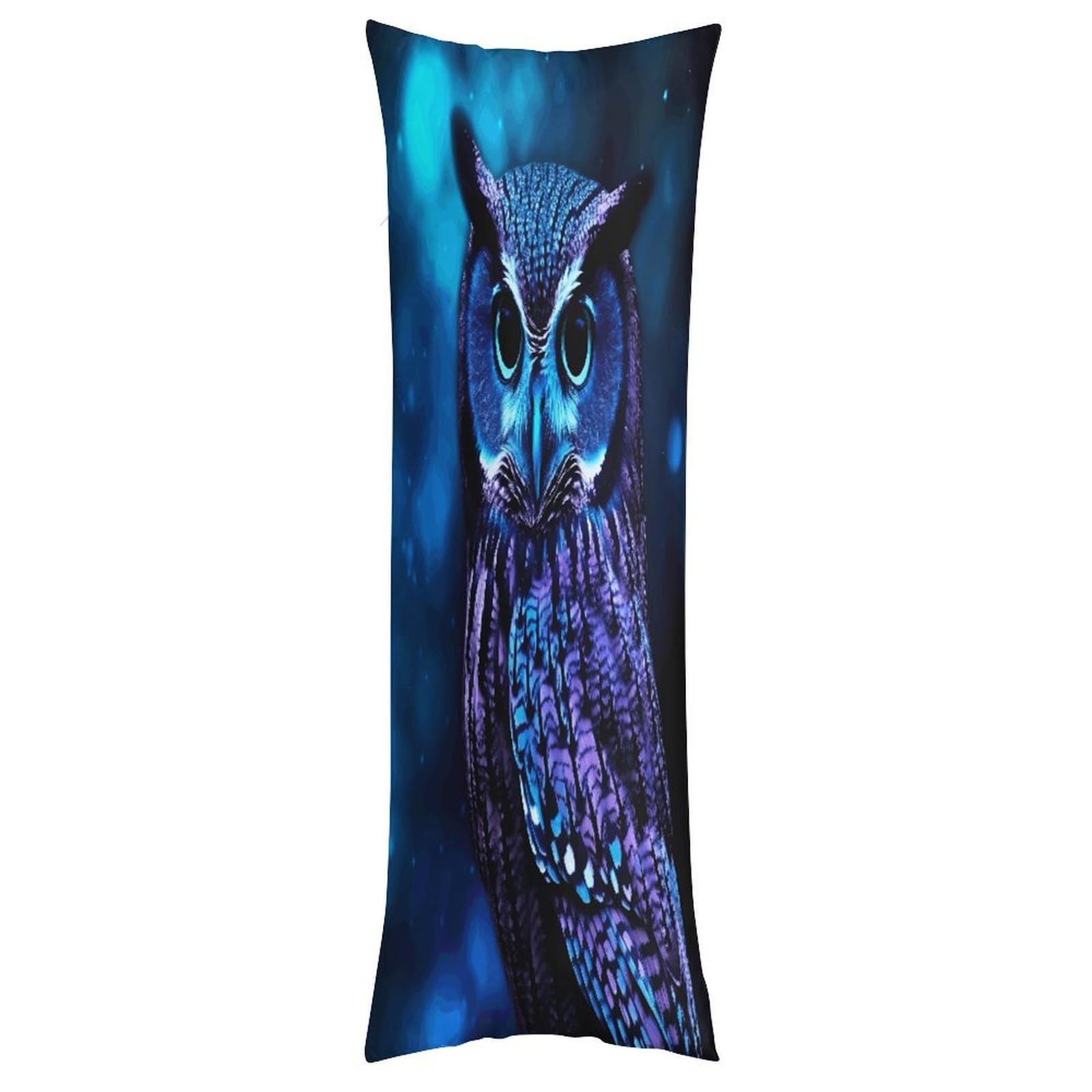 FekiLoot Blue Owl Throw Pillow Cover Soft Pillowcase with Hidden Zipper Lumbar Decorative Throw Pillow Covers Luxury Cozy Pillows Shams Rectangle Cushion Cases