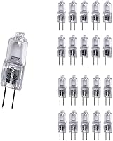 Vista 6 de Vstar Q20/G4/CL/12V, 10 vatios, tipo T3 JC, 12 voltios, transparente, base bipin G4, bombilla halógena (paquete de 20)