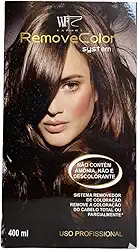 Kit Removedor De Coloração Para Cabelos Coloridos, Com Tinta, Coloração, Luzes e Mechas WF 400ml