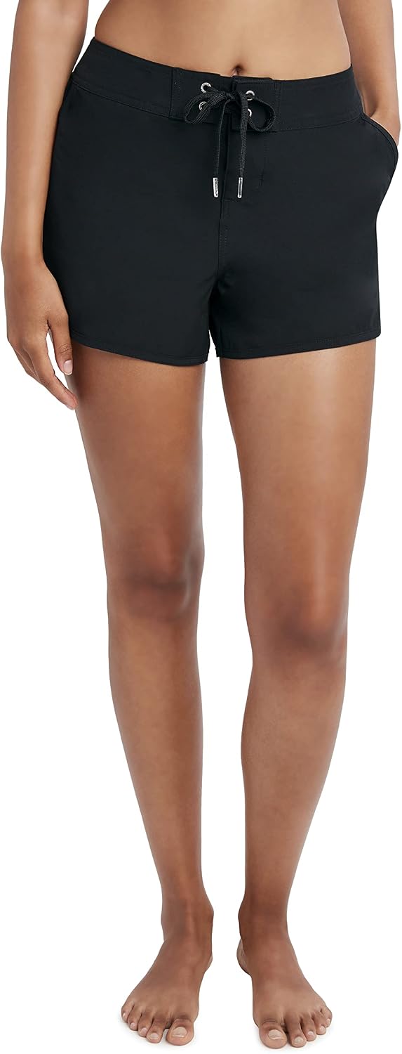 Nautica Womens Board Shorts 3” Inseam – Quick-Dry Swim Shorts, Surf, Beach Wear, Bikini Cover-up