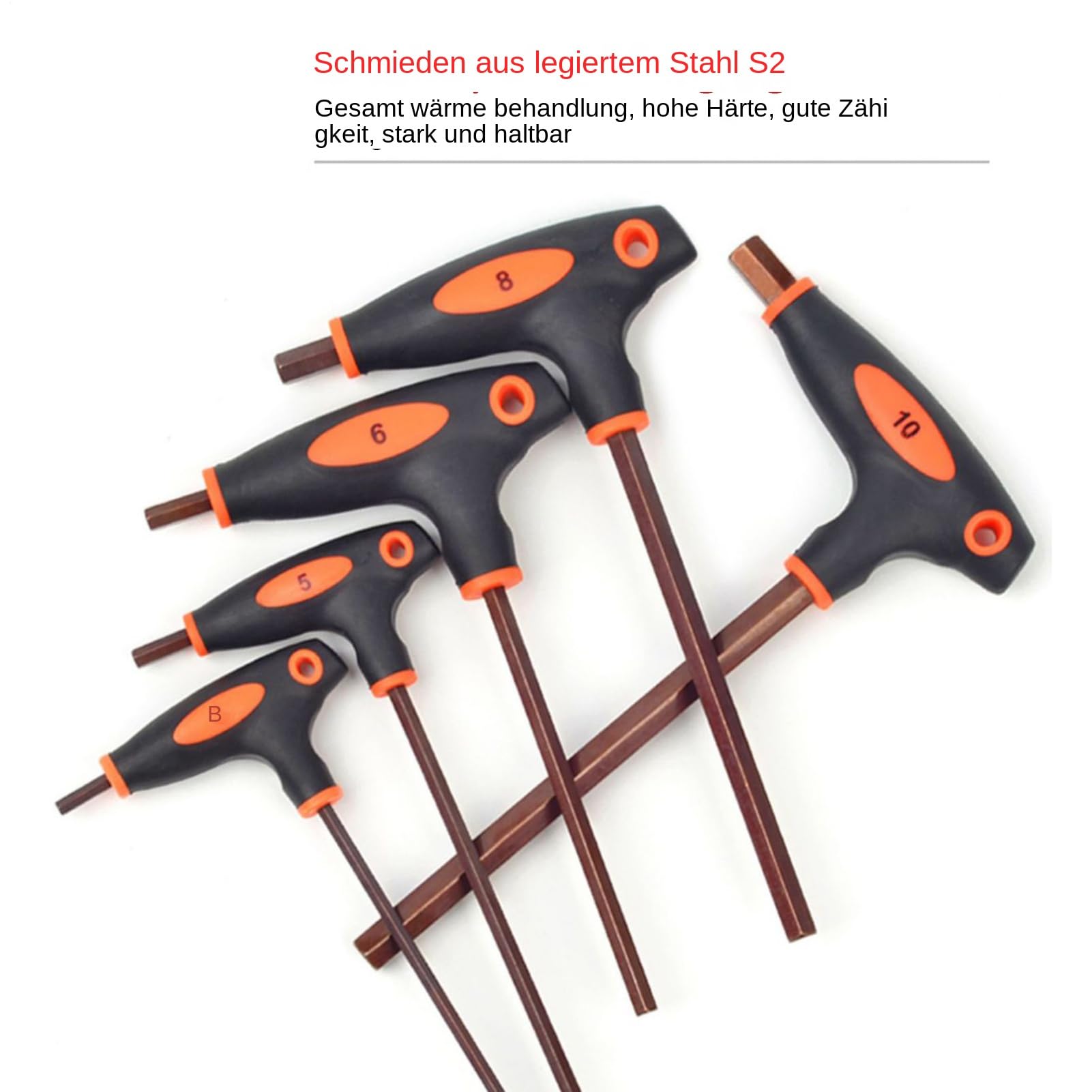 Set Di Chiavi Allen A Manico A T 8 Pezzi Chiavi Esagonali Bifacciali Con | Set Di Riparazione Per Chiavi Esagonali Per Casa Mobili Bicicletta Automobile Garage Meccanico Esterno