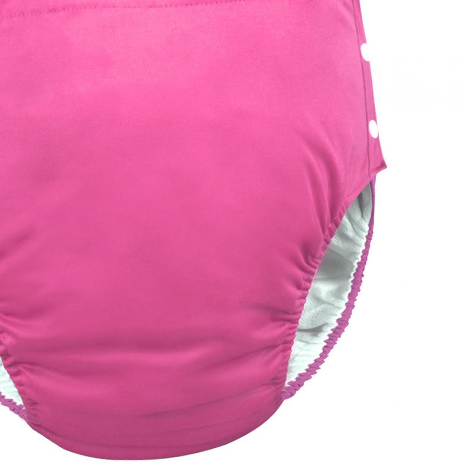 Couche Adulte, Couche-Culotte En Tissu Lavable pour Adulte, Couche Adulte Femme, Housse de Protection, Séchage Rapide, Couche Réglable Respirante Réutilisable pour Les Personnes âgées, Rose rouge