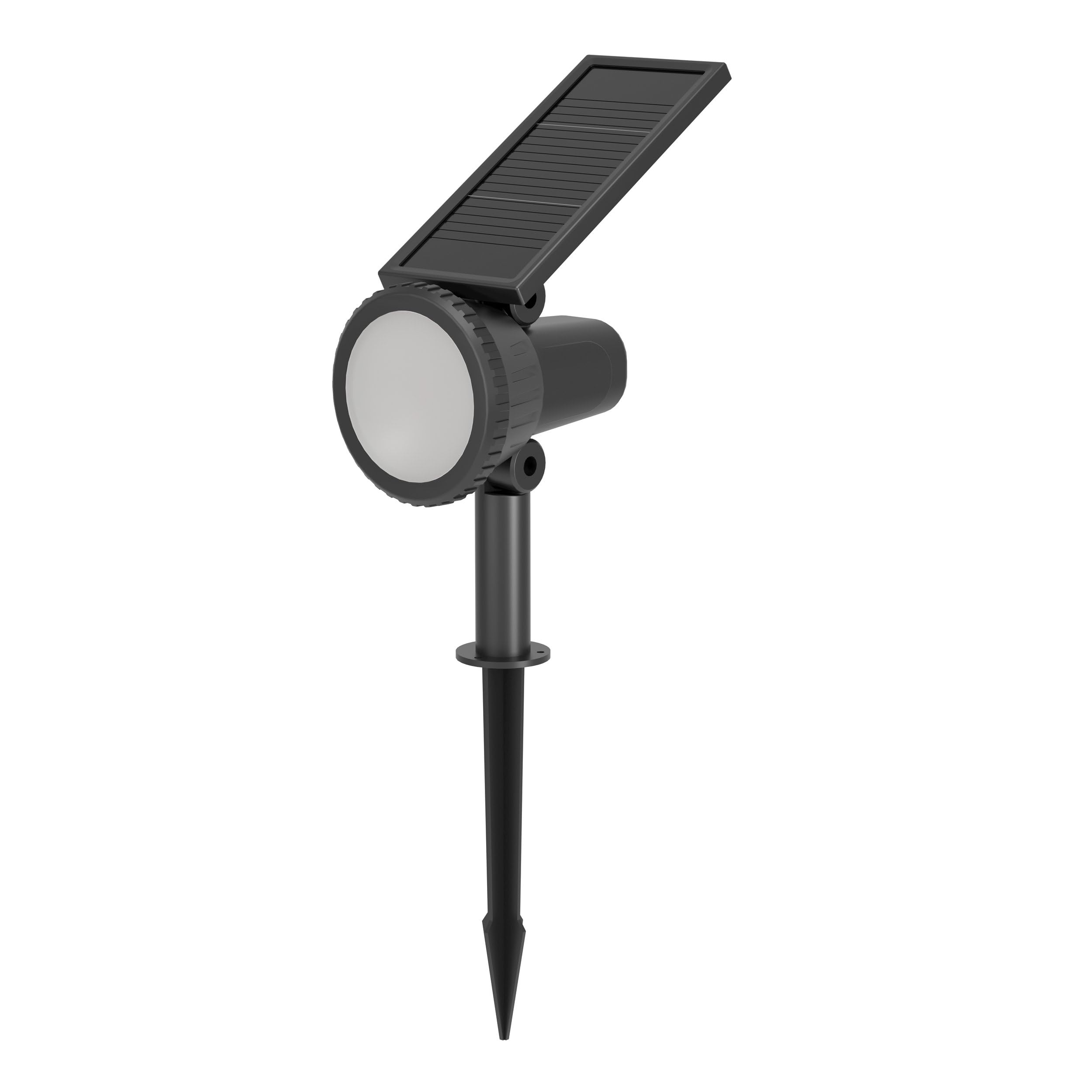 Eglo Solar Led Black Steel Sambuco from B&Q