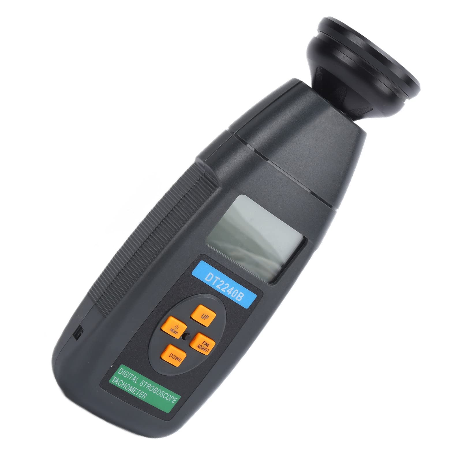 Garosa Tachymètre Stroboscope Numérique, Compteur de Tours Portatif en Matériau ABS pour Machines de Mesure et Moteurs, Haute Précision avec Plage de 40 000 Tr/min