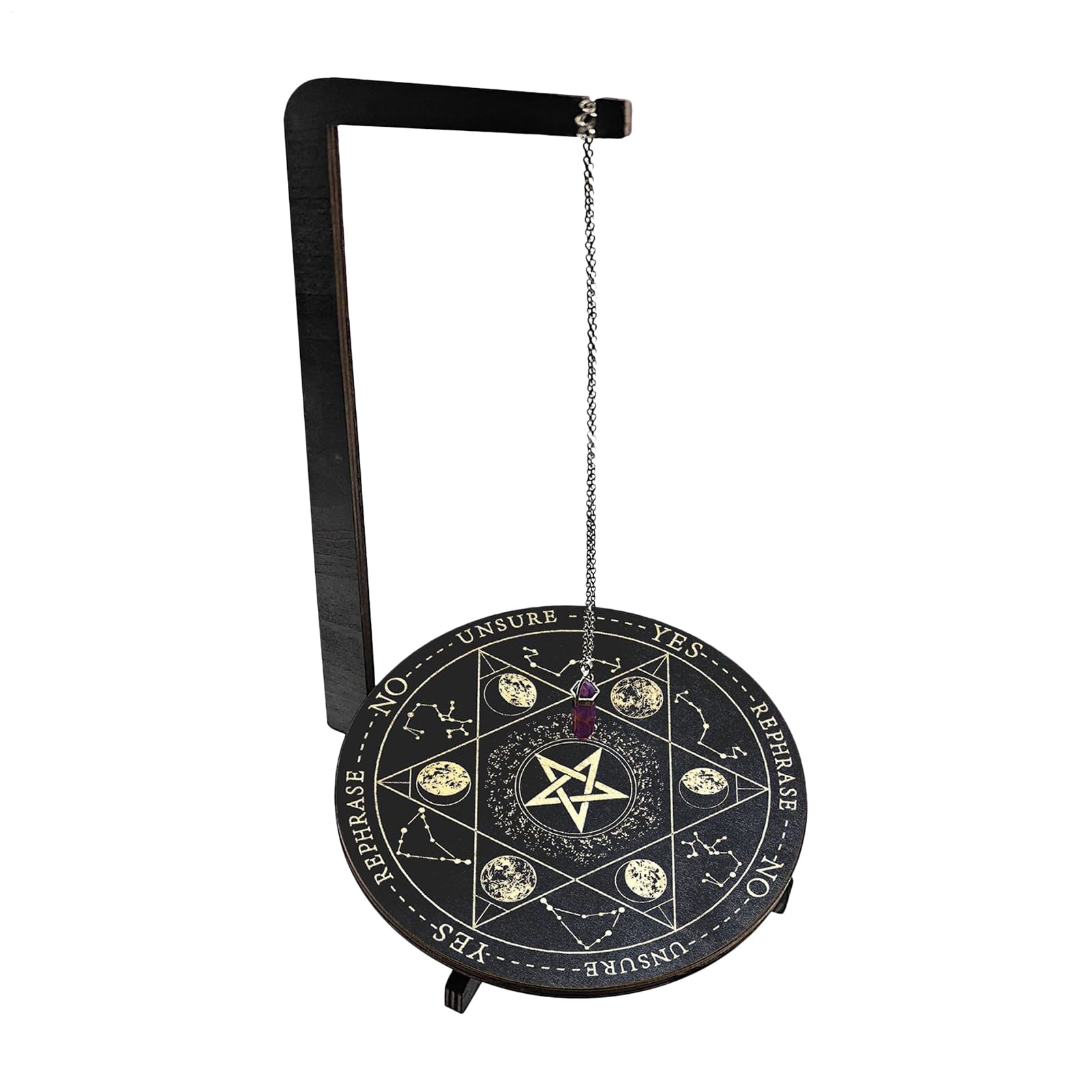 Pendulum Stand | Handmade Divination Altar Board - Handmade Vertical Stand For Metaphysical Tools Energy Work Spiritual Cleansing Tarot Reading Altar Setup