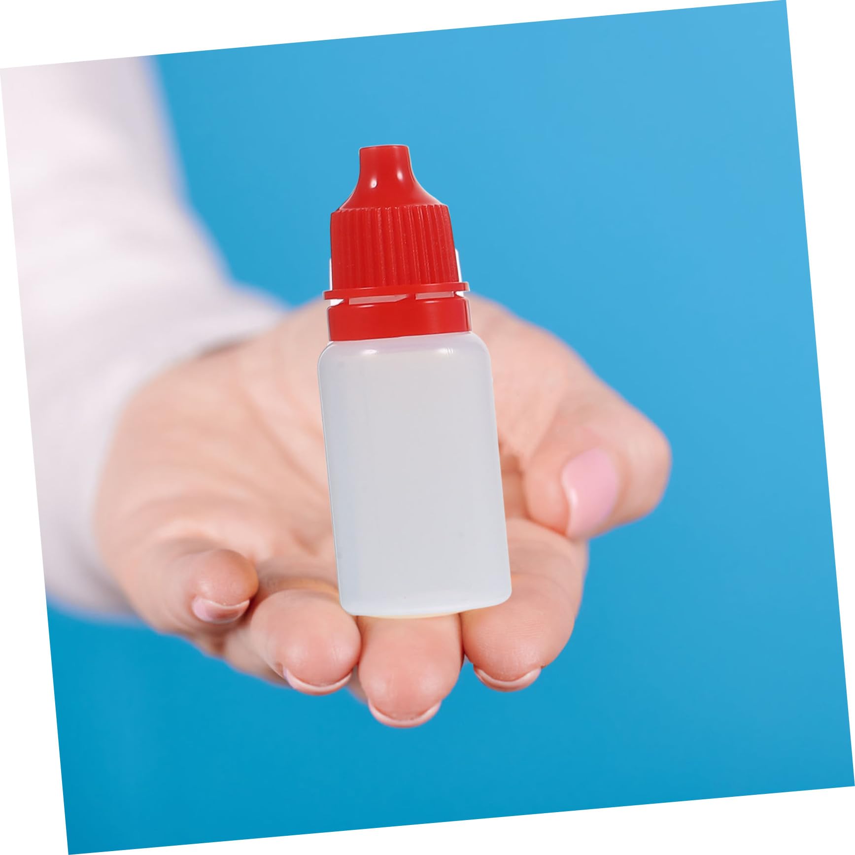 FOMIYES 10ml Liquid Dropper Bottle Set Screw-lid Bottle Travel Size Dropper for Home Pet Use Random Color