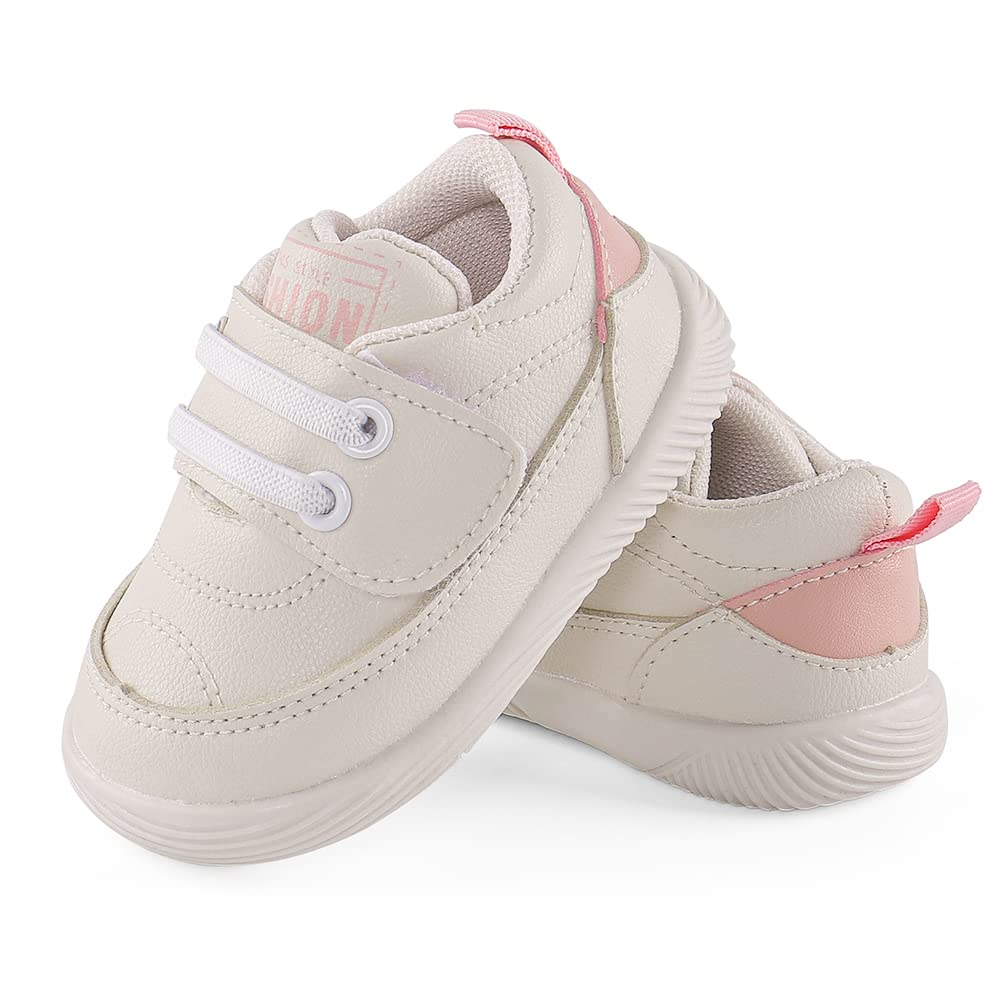 LACOFIA Baby Jungen Mädchen Lauflernschuhe Kleinkind rutschfeste Gummisohle Erste Sneaker