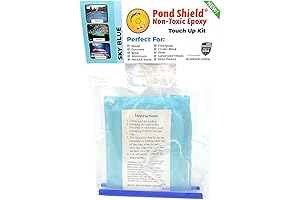 Pond Armor SKU-SBLUE-TU Pond Shield Sky Blue Touch Up Kit Non-Toxic epoxy Coating