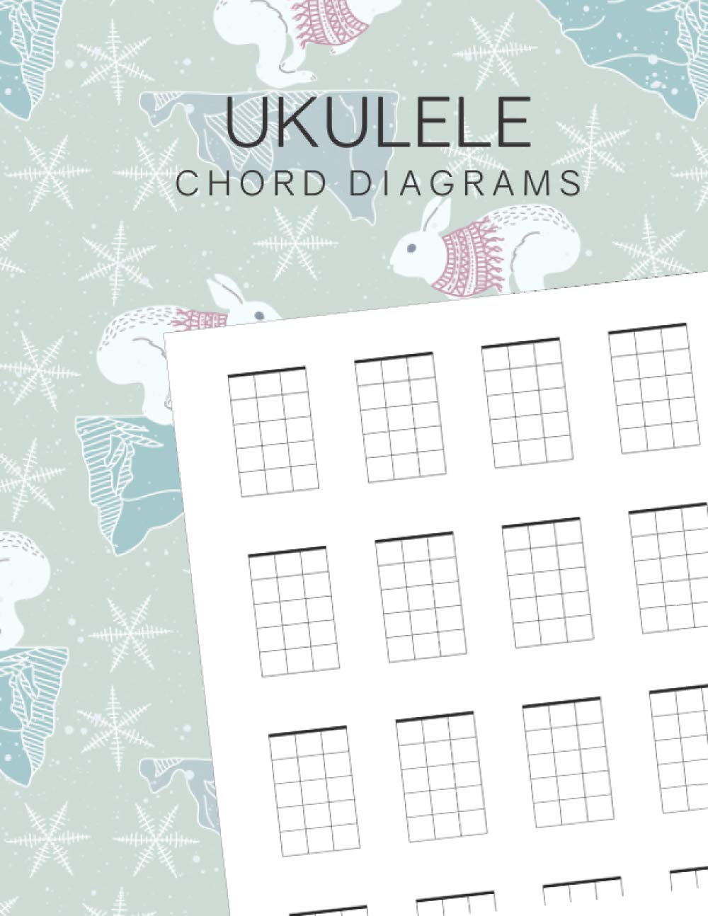 Ukulele Chord Diagrams: 16 Chord boxes per page 3 frets per box
