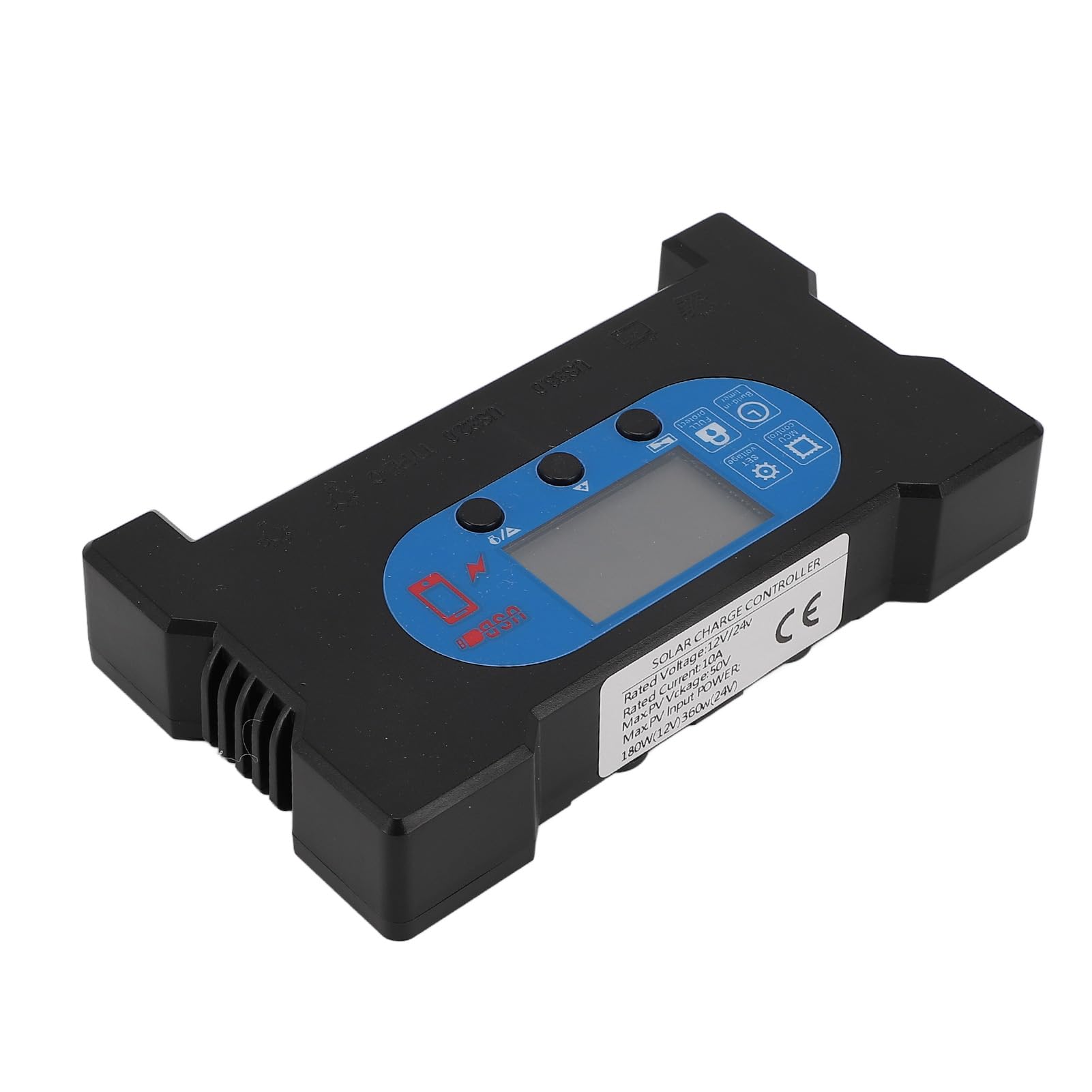 KUIDAMOS Panneau de Chargeur Solaire Monocristallin 40W Haute efficacité avec Contrôleur pour Activités de Plein Air