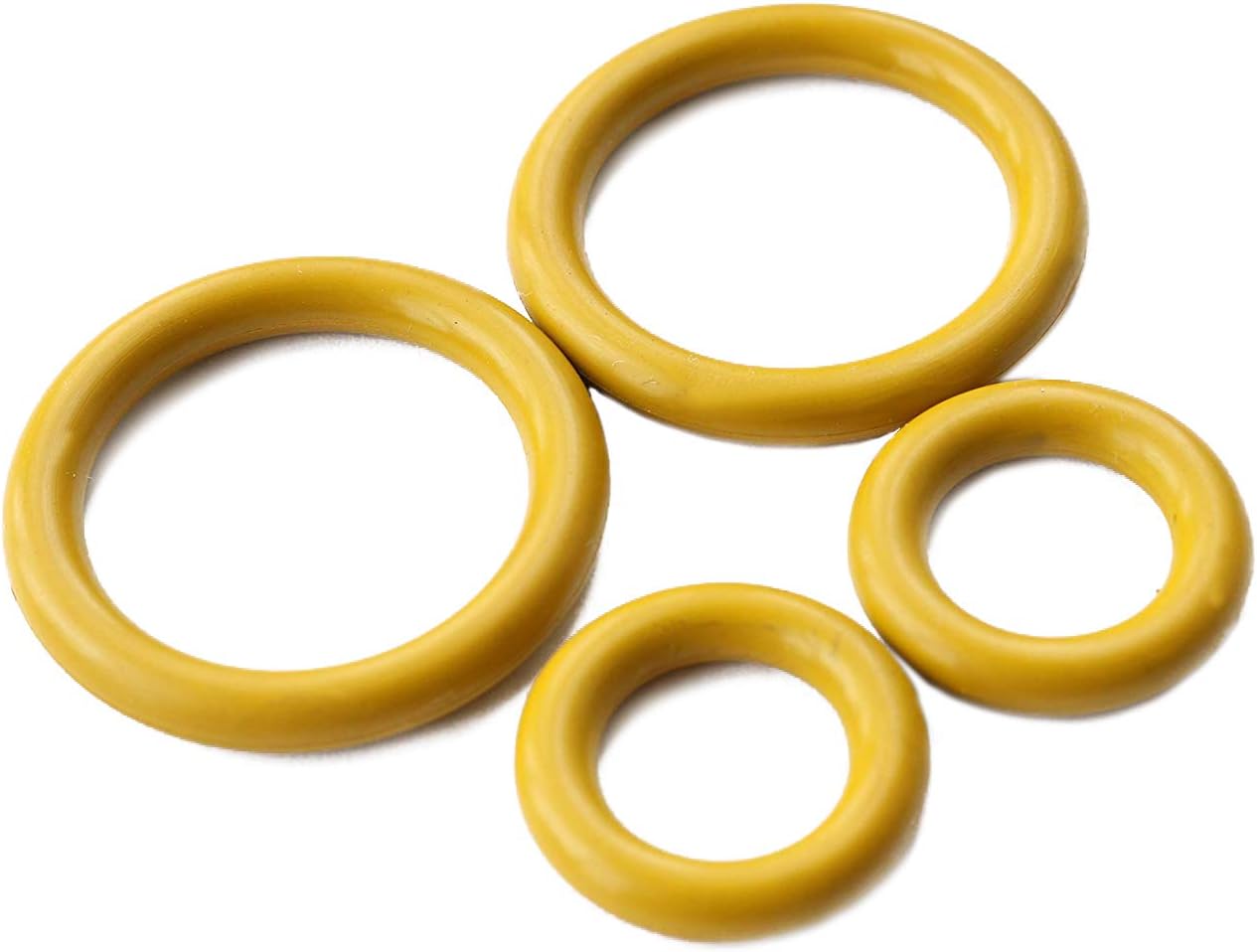 Turbo Pedestal Yellow O-Ring Gaskets Replacement Part for Ford 1994-2003 7.3L Powerstroke Diesel | F4TZ-6N653-A & F4TZ-6N653-B
