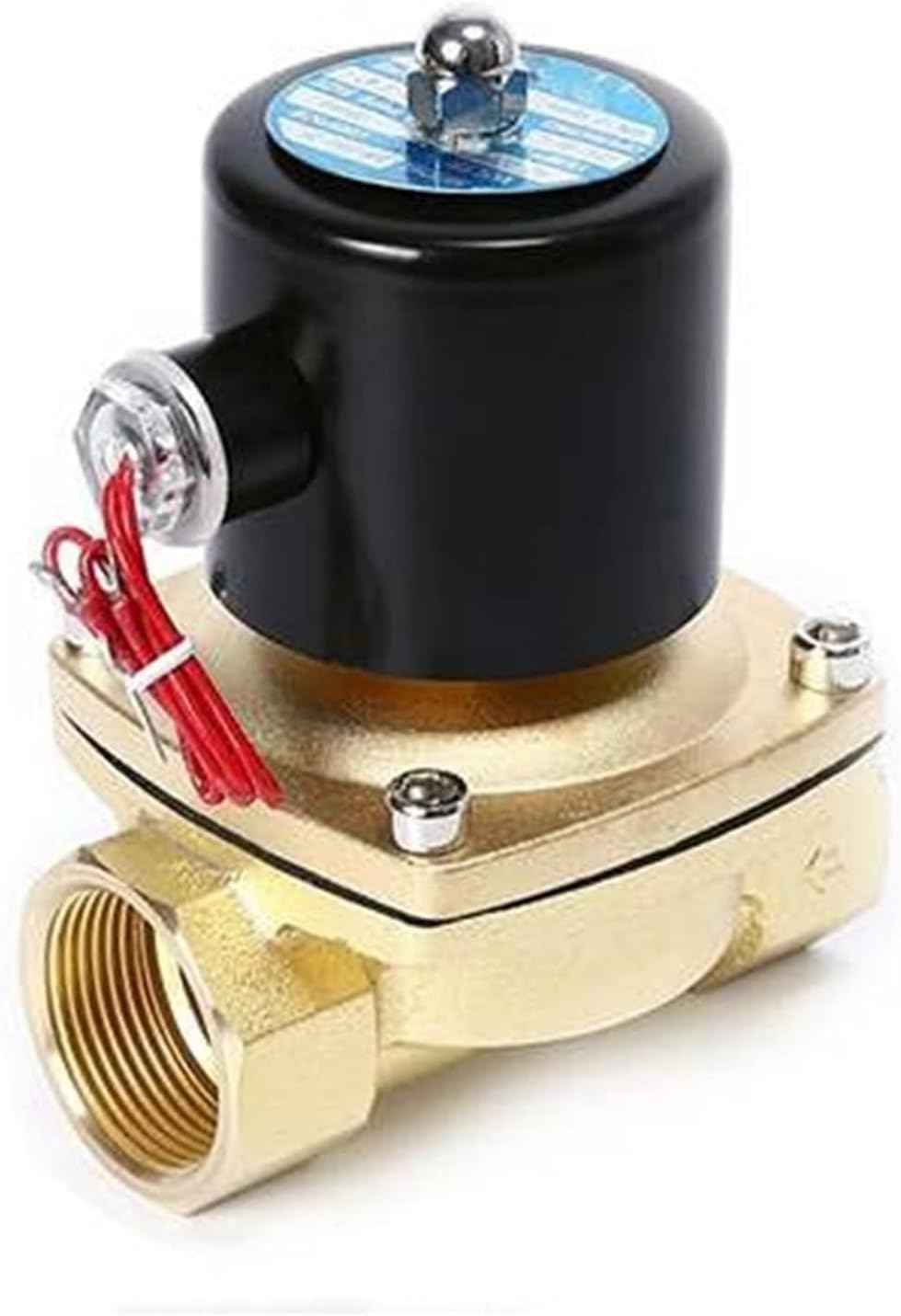 Valve 1/4" 3/8" 1/2" 3/4" 1" Electric Solenoid Valve DN8 DN10 DN15 DN20 DN25 N/C Pneumatic Valve for Water Oil Air DC12V/dc24V/ac220V(220v,DN8)