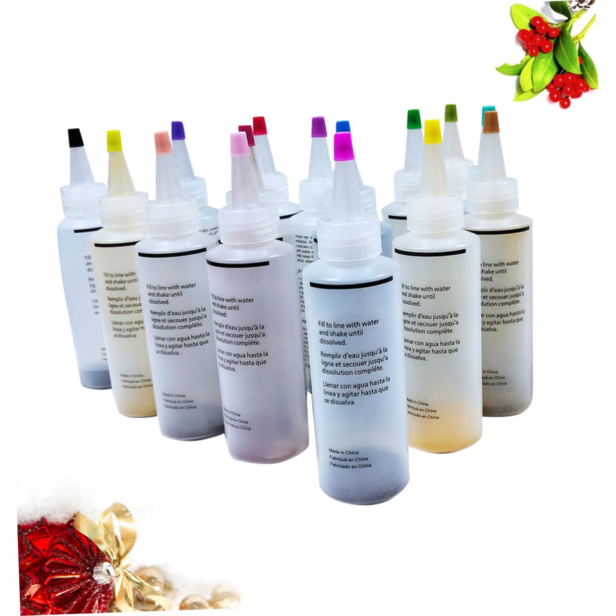 HAWILLOSCH 18 Color Tie Dye Paint Set for DIY Safe Fabric Dye for Boys and Girls and Adults