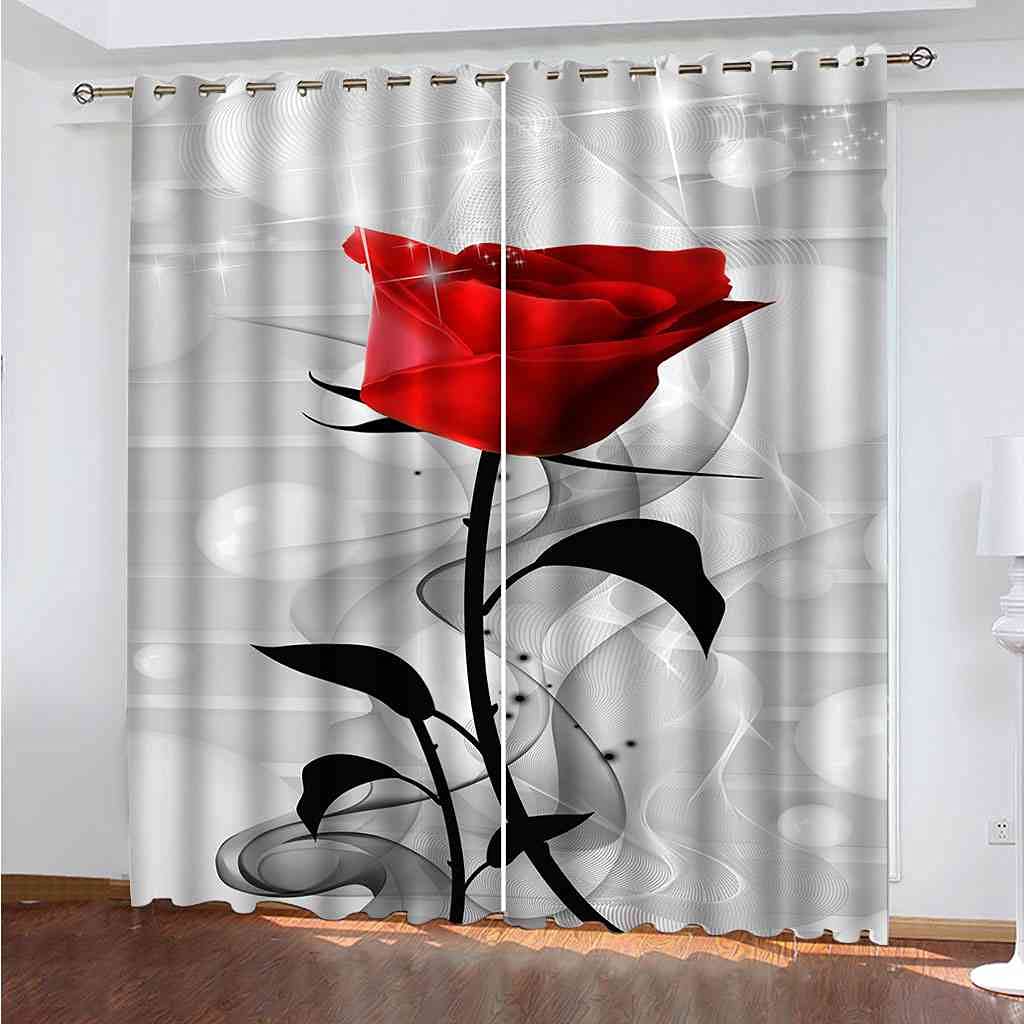 Tende Oscuranti Fiori Primaverili - 2 Pannelli 140x220 Cm, Termiche E Isolanti