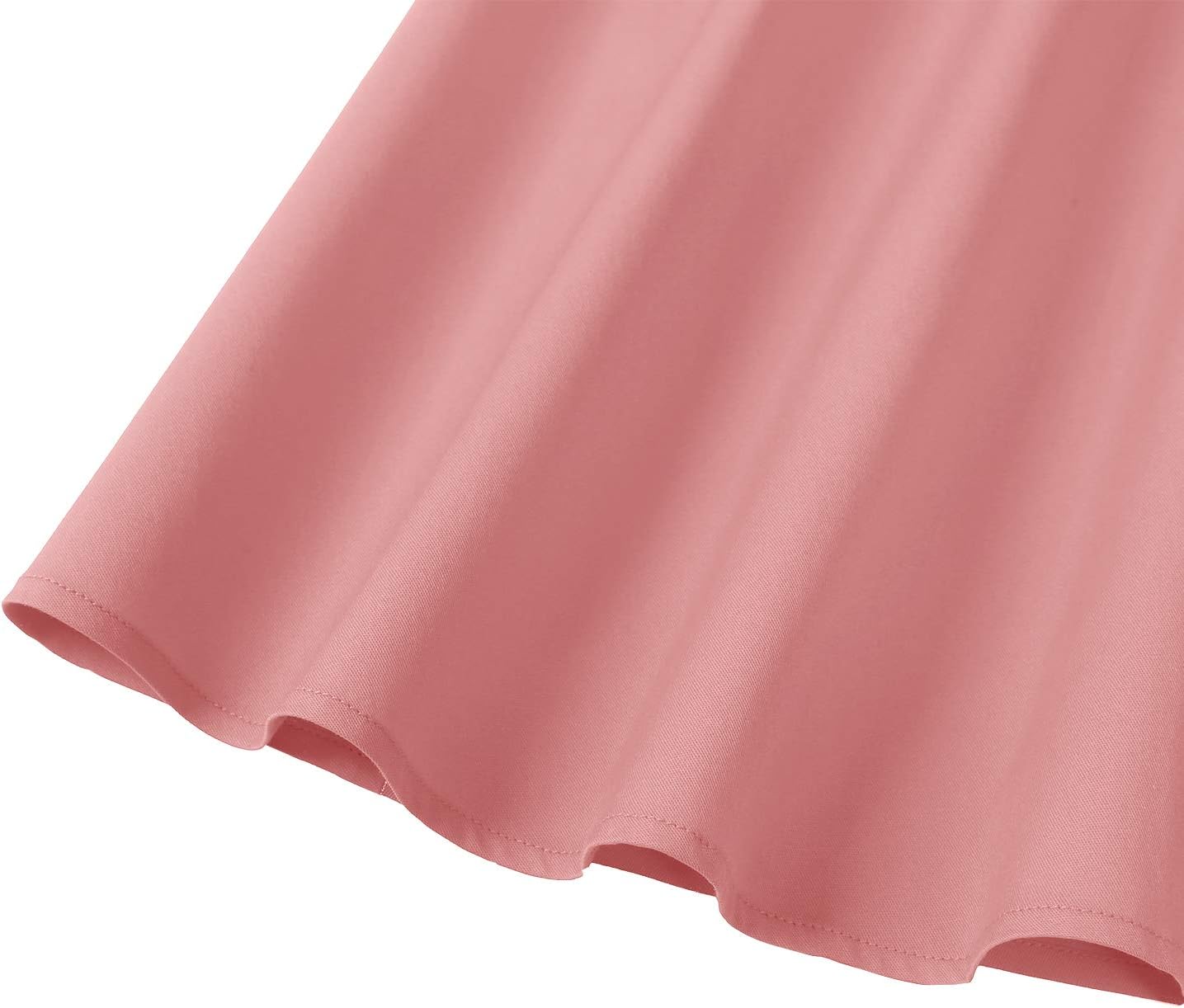 GOOBGS Women's 1950s Retro Vintage Spaghetti Strap Cocktail Swing Dresses with Pockets - Image 5