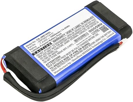 10000mAh Battery Replacement for Boombox GSP0931134 01 7.4V