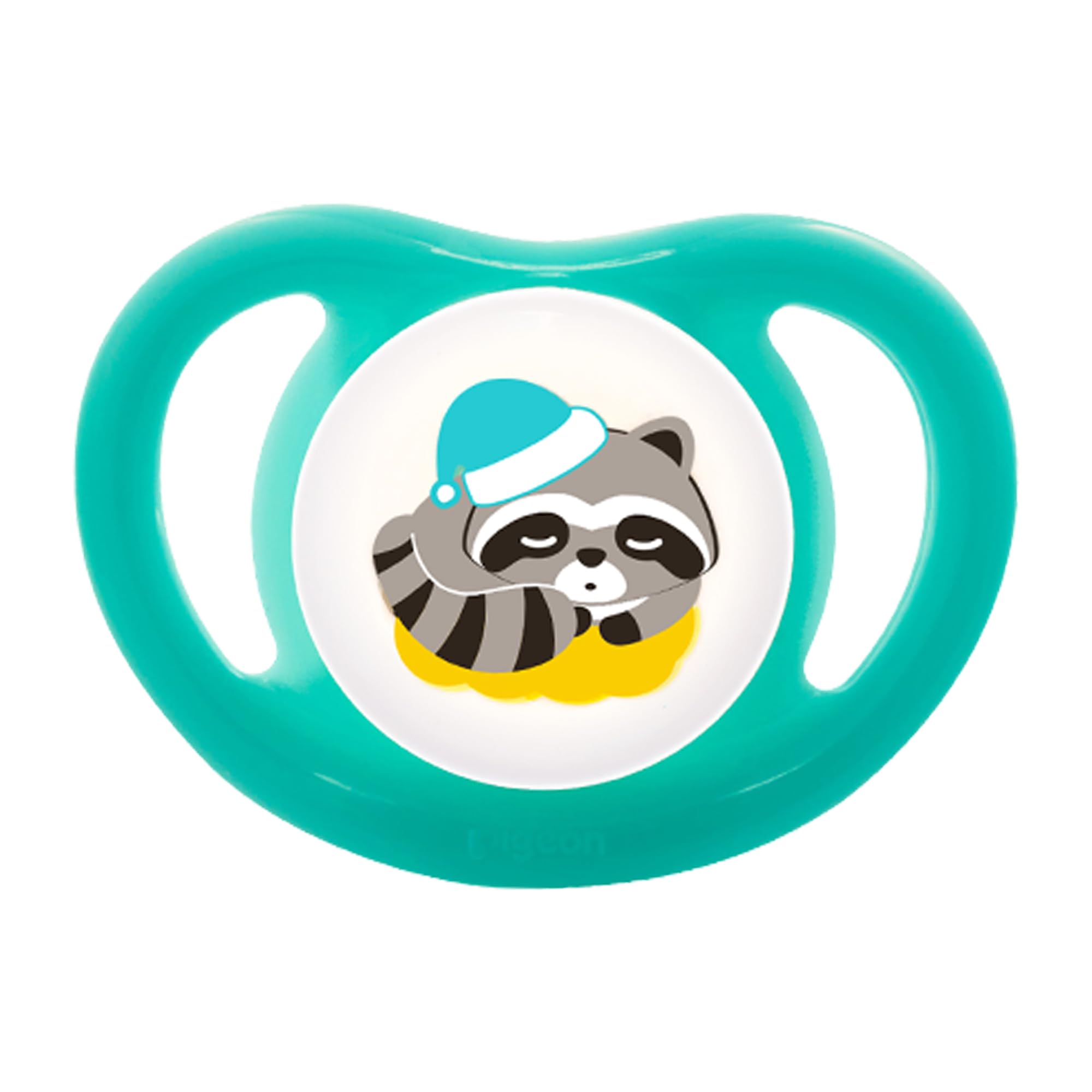 Pigeon Minilight Soother L Size Raccoon | Ultra-Light Silicone Pacifier for 6-12 Months | Soft Baby Soother Nipple | Teether & Feeding Soother for Baby Mouth Comfort-picture-10