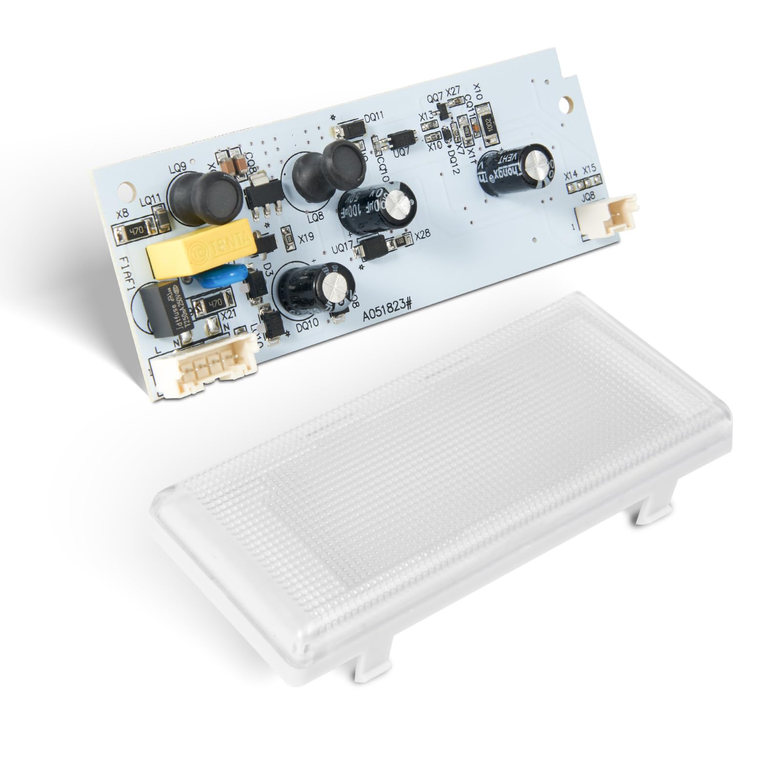 TEMSONE W10515058 Refrigerator LED Light Compatible with Whirlpool/Kenmore/Maytag Refrigerator Parts Replaces WPW10515058, W10522611, W10465957, PS11755867 with Plastic Protective Cover