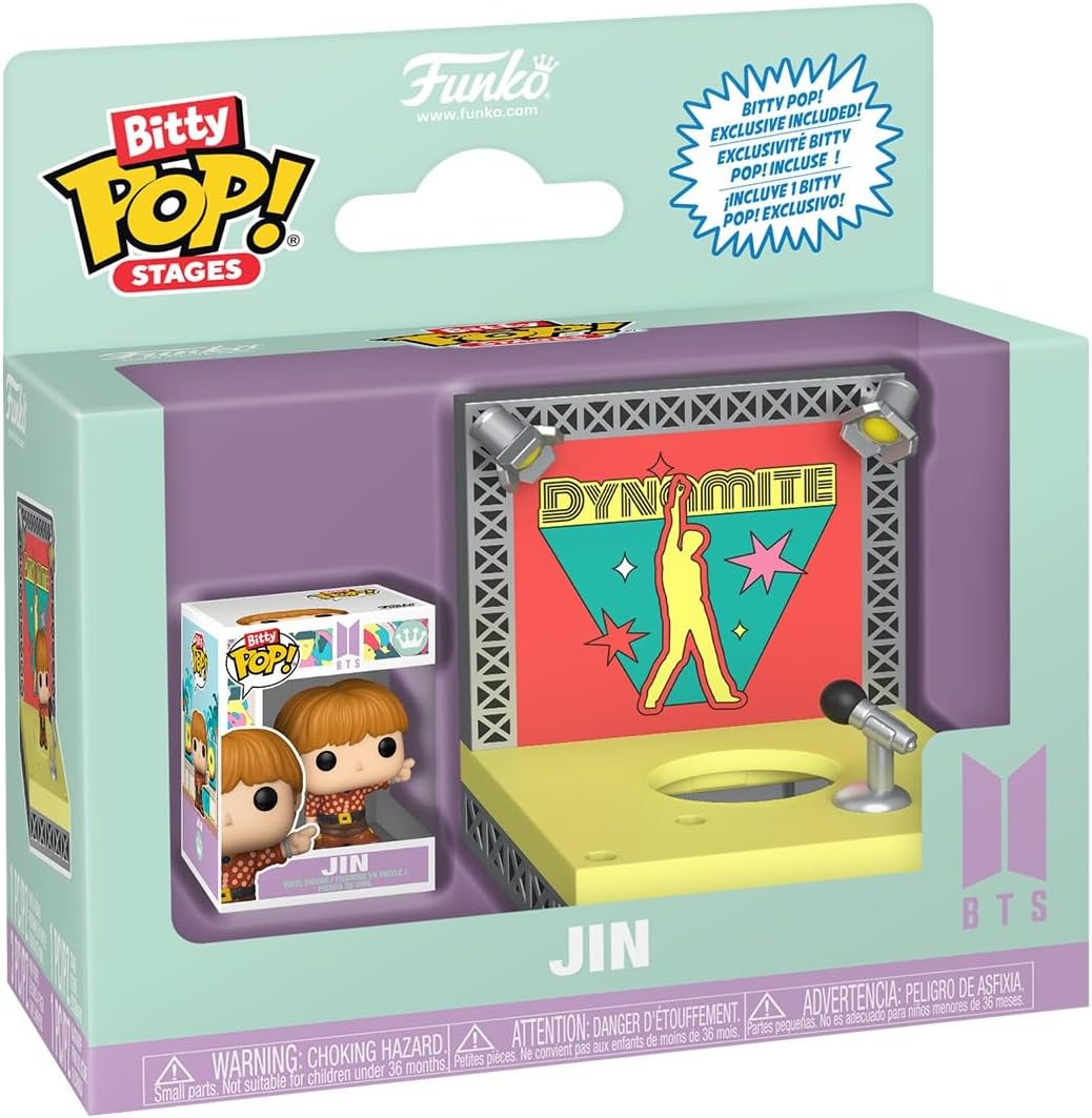 Funko Pop! Bitty Stages: BTS - Dynamite - Jin - Collectable Vinyl Figure - Gift Idea - Official Merchandise - Toys for Kids & Adults - Kpop Fans