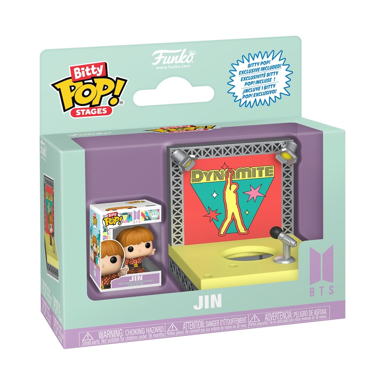 Amazon.com: Funko Pop! Bitty Stages: BTS - Dynamite - Jin