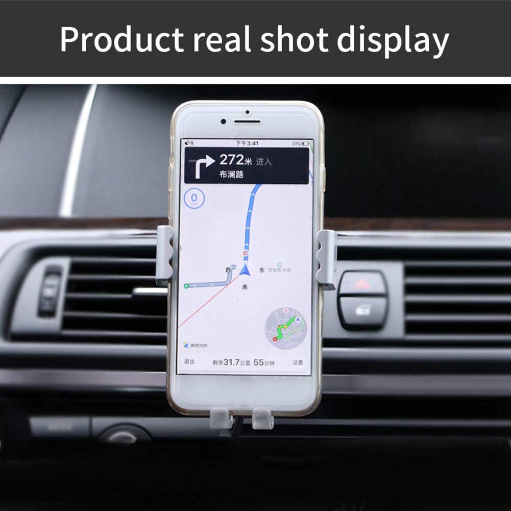 Caricatore per Telefono per Auto Wireless con Bloccaggio Forte, Ricarica Rapida da 10 W per Supporto per Telefono per Auto con Rotazione di 360 Gradi per Telefoni da 4,7"-6,3"