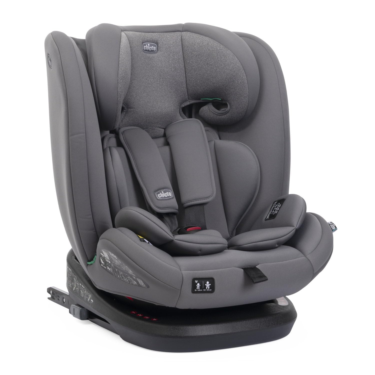 Chicco Silla de Coche Mokita I-Size, con Sistema Isofix, para niños de Entre 76 y 150 cm de Altura, utilizable a Partir de los 15 Meses. Reductor Incluido