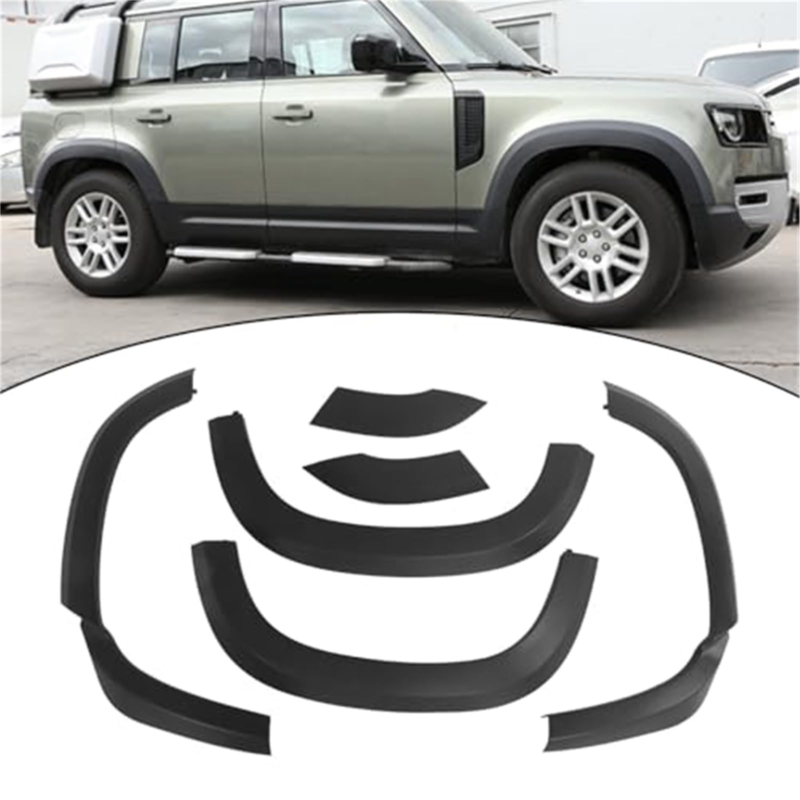 Defender 110 2020-2021, 6szt. Wymiana dekoracji nakładki na łuk