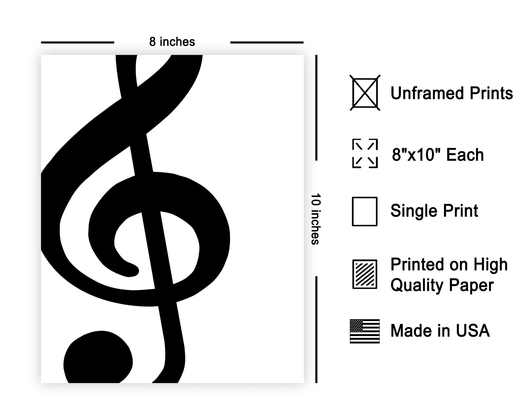 Amazon.com: Poster Master Treble Clef Poster - Musical Note Print - Music Art - Sign Art - Line Art - Gift for Him, Her & Musician - Minimal Decor for Bedroom, Living amazon-com-poster-master-treble-clef-poster-musical-note-print-music-art-sign-art-line-art-gift-for-him-her-musician-minimal-decor-for-bedroom-living