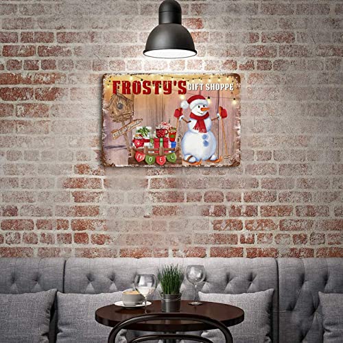 Panneau de Noël rustique en métal rigide pour décoration extérieure - 4