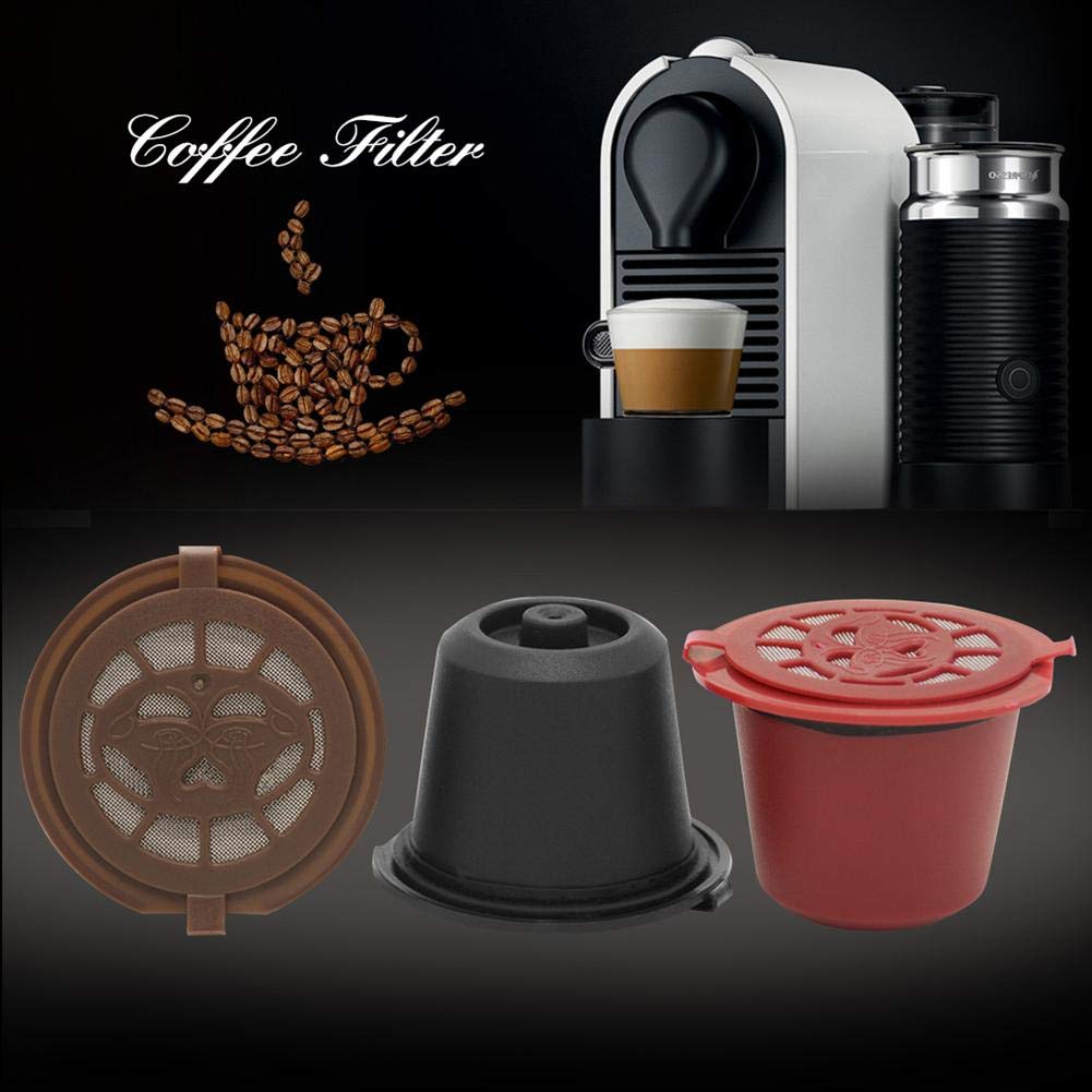 3 kapsułki do kawy wielokrotnego napełniania do ekspresu do kawy Nespresso