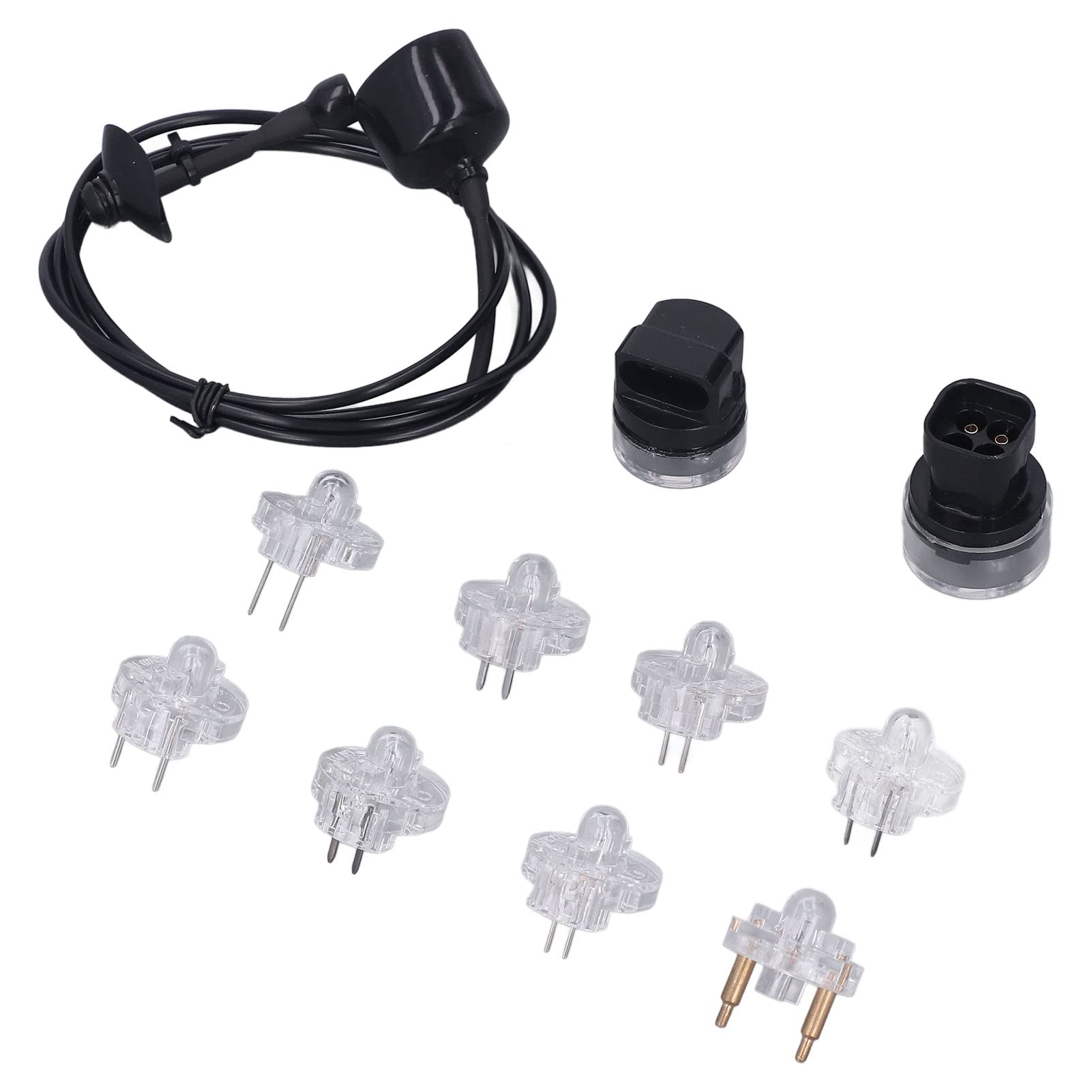 Noid Light Set 11 Pezzi Tester per Iniettori Carburante Strumento Diagnostico Professionale per Auto, Materiale ABS e Gomma, Adatto per //Geo/MU Adatto per LTITEC-2