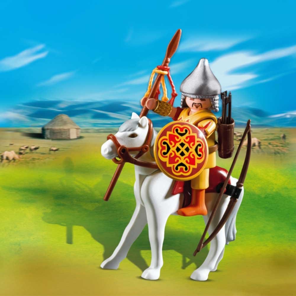 PLAYMOBIL Samouraï / Guerrier Mongol / Archer - Occasion - Figurines