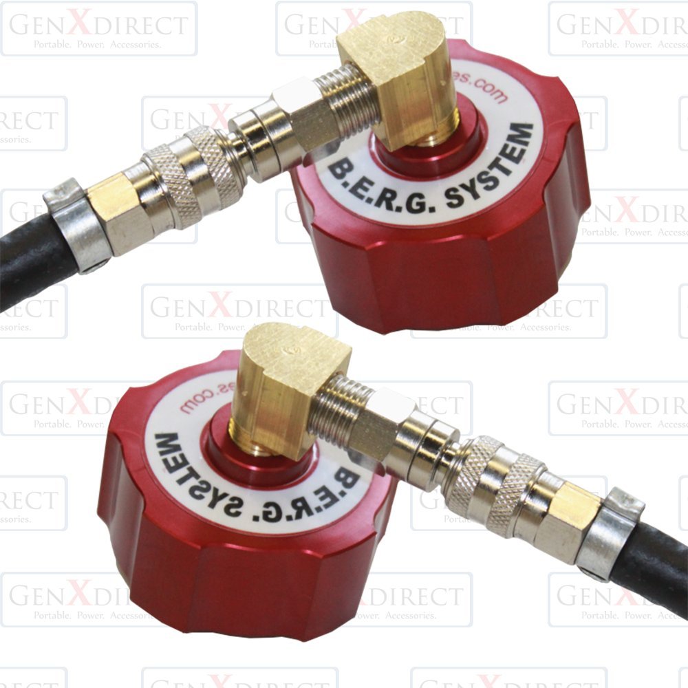 Bergs SystemHND1.2CD Bergs II Dual W/Hose & Cap For