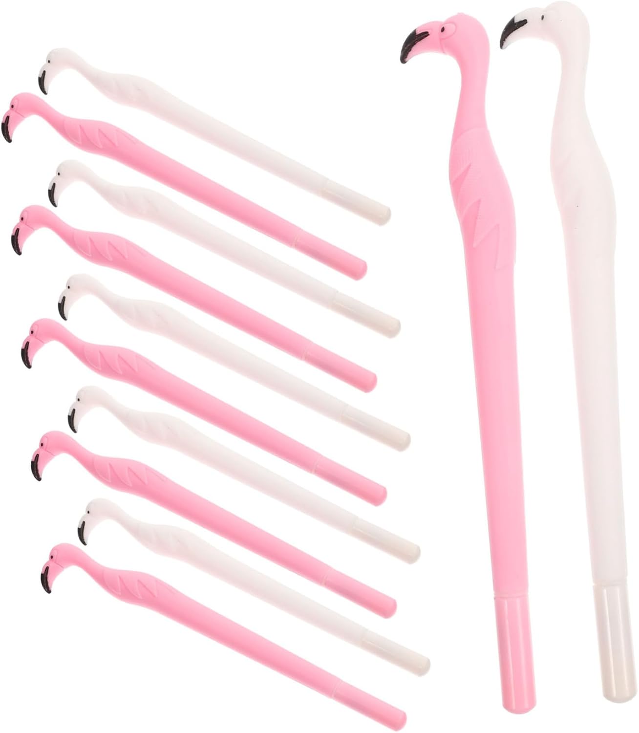 Housoutil 12Pcs Flamingo Fine Tip Gel Pen Cute Cartoon Writing Pens for Smooth Writing Stationery for School Office Present Use Housoutil 12Pcs Flamingo Fine Tip Gel Pen Cute Cartoon Writing Pens for Smooth Writing Stationery for School Office Present Use