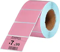 PATIKIL 800 etiquetas térmicas, etiquetas de impressora térmica de 3 x 5 cm, etiquetas autoadesivas, rolo de papel retangular, pequeno para impressora, etiqueta de envio, endereço de código de barras
