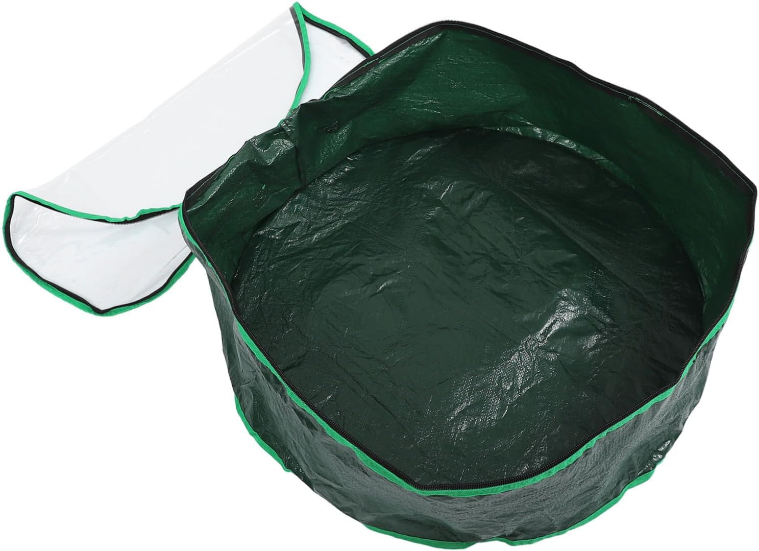 1pc Christmas Wreath Storage Bag Window Storage Holder for Holiday Decoration for Xmas Garland and Ornament Organization
