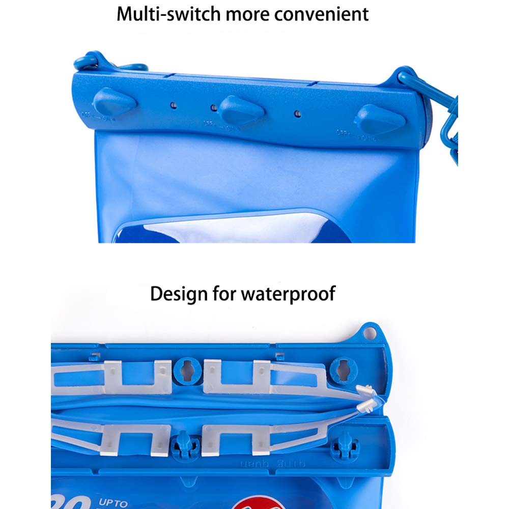 BAID Packsack, wasserdichte Handytasche mit langem verstellbarem Schultergurt inklusive, perfekt zum Kajakfahren/Bootfahren/Kanufahren/Angeln/Rafting/Schwimmen/Camping/Snowboarden