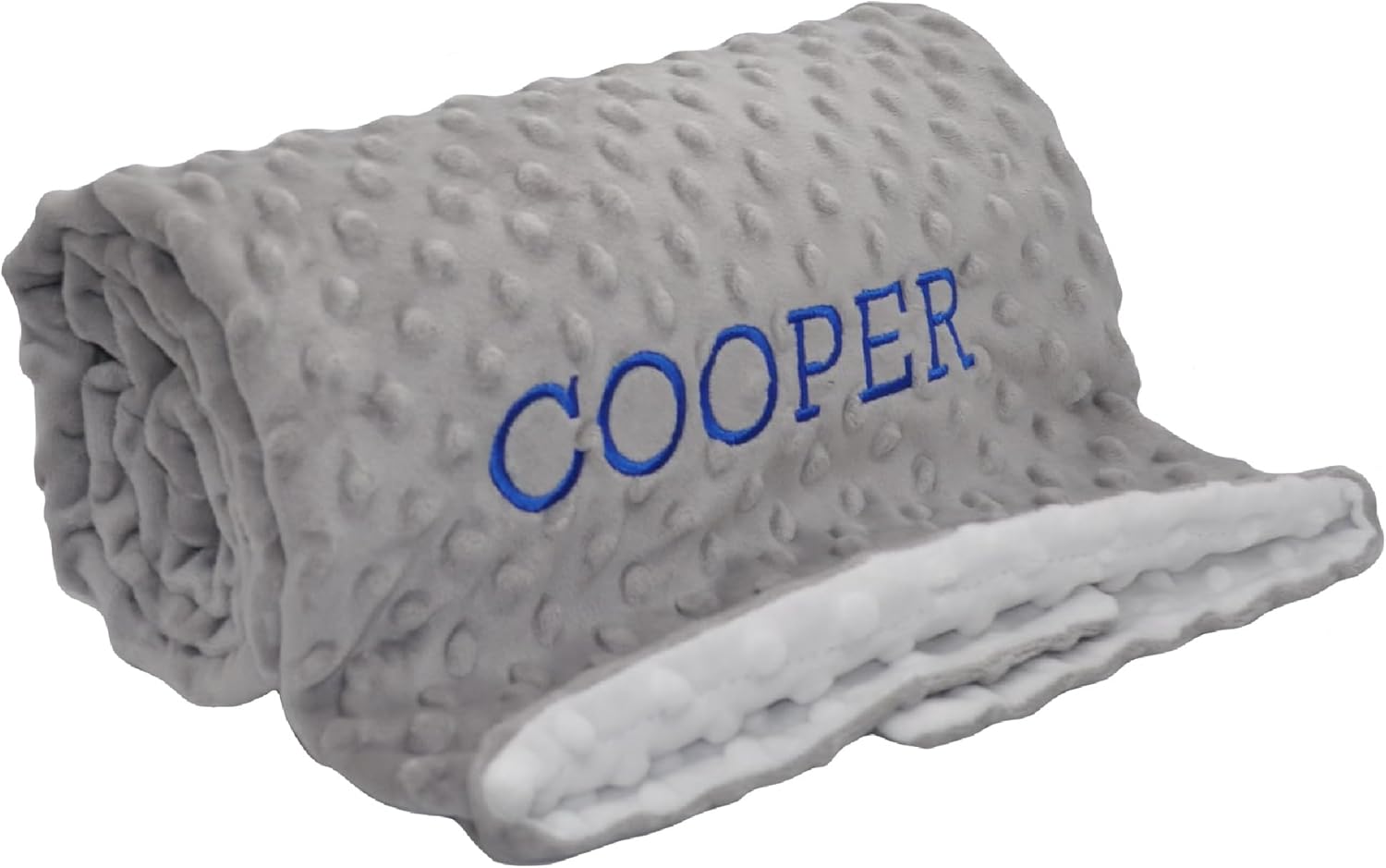 RPD Solutions Custom Baby Blanket Gray White Baby