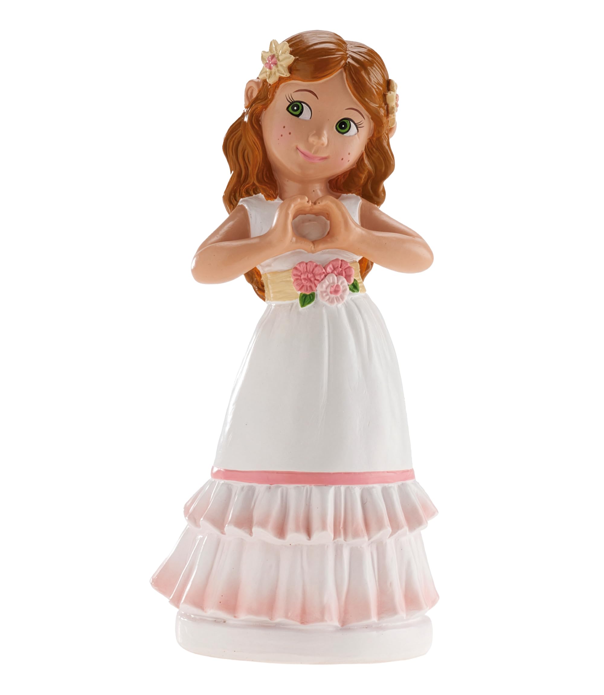 dekora - Figura Decorativa para Primera Comunión - Niña con Catecismo - Elaborada en Resina - Adorno para Tartas - 13 Centímetros de Alto - Diseño Original y Detallado - Apto para Contacto Alimentario — view 10