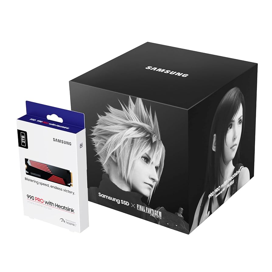 FF7 リバース コラボ記念 Samsung 990 PRO 2TB Amazon | Samsung 990 PRO ヒートシンクモデル 2TB FF7 リバース