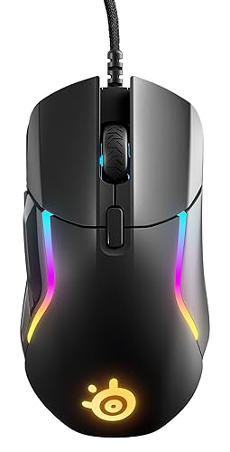 SteelSeries Rival 5 - Gaming Mouse – FPS, MOBA, MMO, Battle Royale – 18,000 CPI TrueMove Air Optical Sensor – 9 Programmable Buttons – 85 g Competitive Weight, Black - Rival 5 TrueMove Air Sensor
