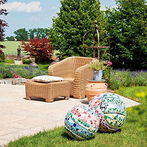 Lealoo Grande Boule polystyrène Pleine, Ø 50 cm/ 500 mm, 1 Sphère Styropor Blanc densité Pro