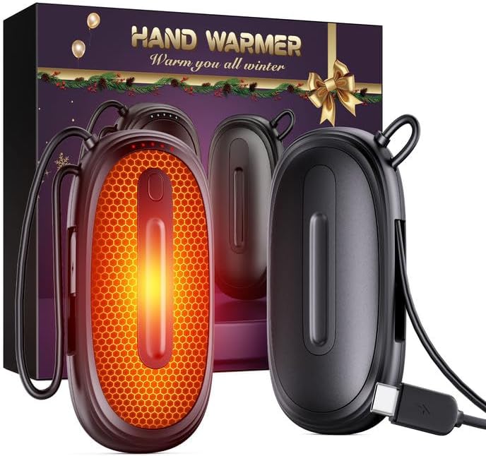 Calentadores de manos / Batería 14000mAh USB-C con 5 niveles por 10,99€ ¡¡50% de descuento!!
