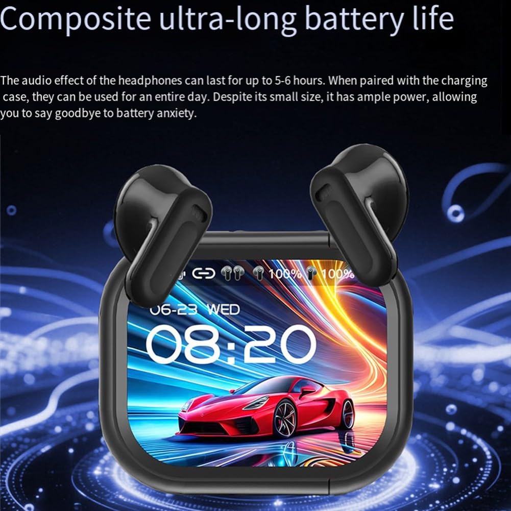 AI Language Translation Earbuds - BT-5.4 Traducteur de casque pour 140 langues - Casque sans fil - Écouteurs étanches IPX6