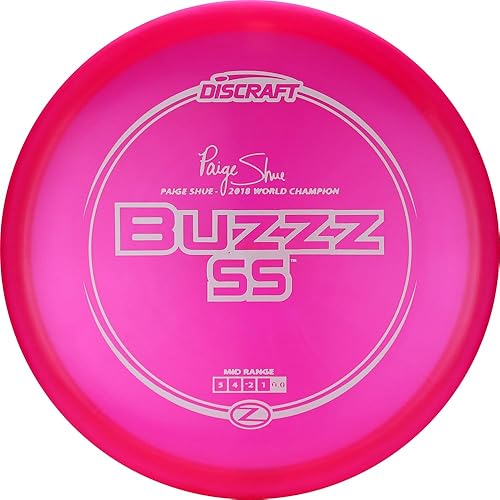 Miniatura 2 de Discraft Z Buzzz SS Paige Shue Signature Series - Disco de golf de gama media de 6.00-6.07 oz