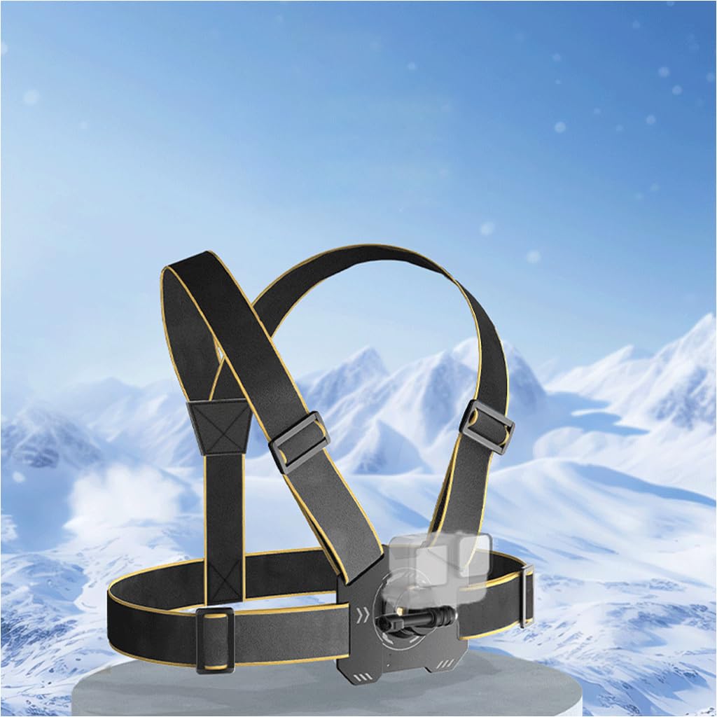 Soporte magnético para teléfono con correa para el pecho, kit de liberación rápida, accesorios para cámara, base magnética, vista en primera persona, pecho antivibración, deportes fijos (kit