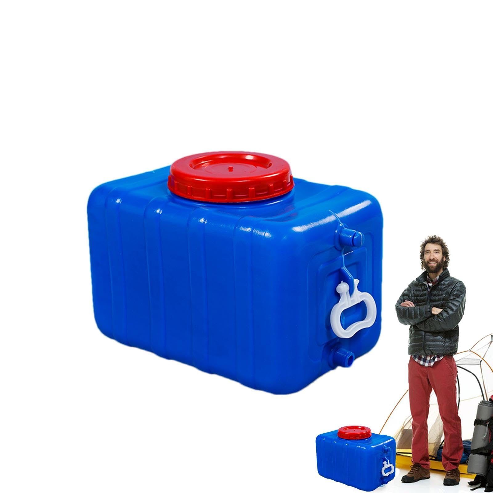 Récipient d'eau de camping avec poignée pour stockage eau potable outdoor autonome